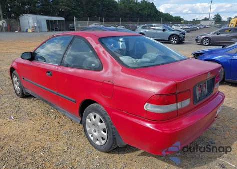 2000 Honda Civic Dx from USA, damaged, VIN 1HGEJ6125YL093308